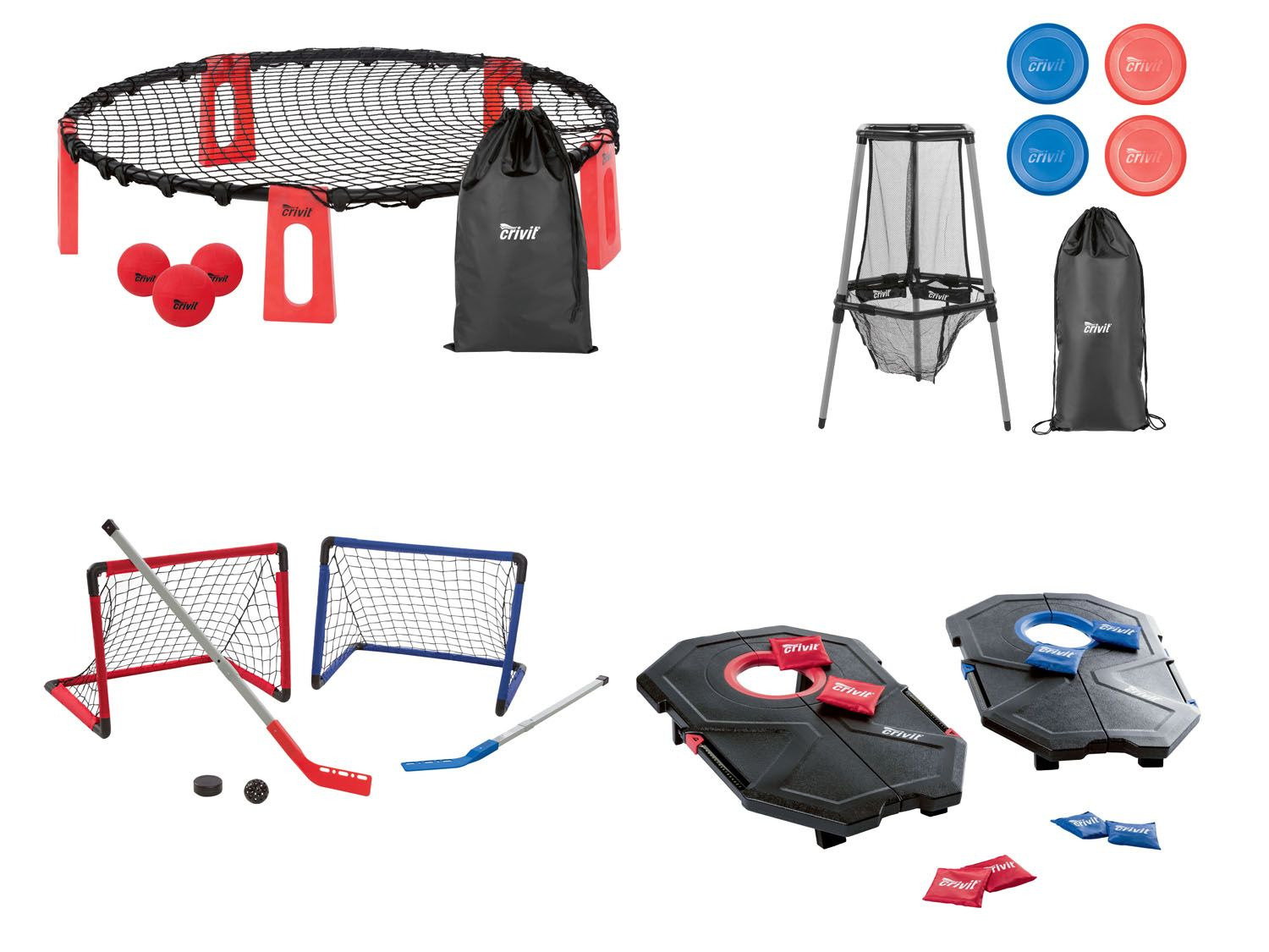 ᐉ CRIVIT Unihokej, pitchball, bean bag lub disc golf, 1 zestaw / PL / Price Compare Lidl Tools.eu