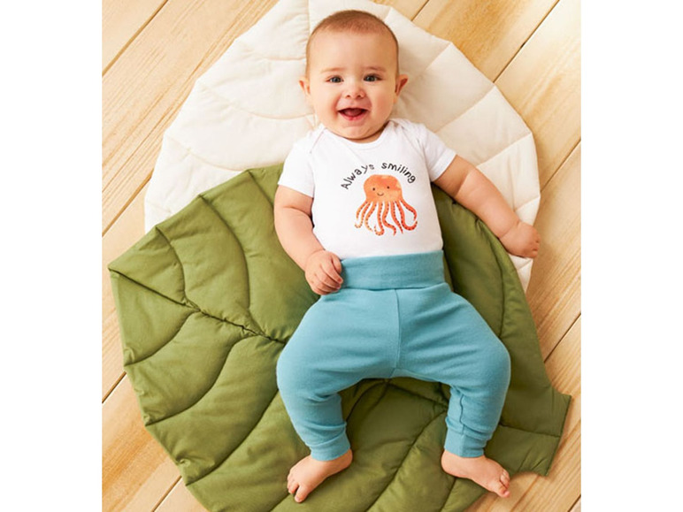 Pełny ekran: lupilu® Spodnie niemowlęce z biobawełny, 2 pary - zdjęcie 1