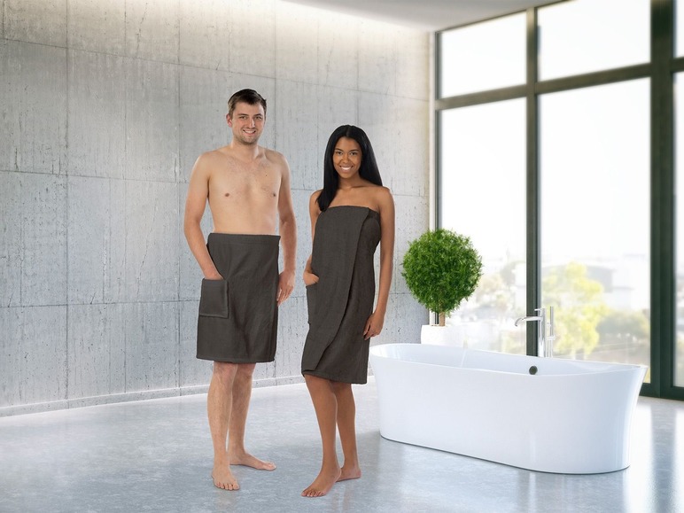 Pełny ekran: Biberna Ręcznik do sauny damski - zdjęcie 5