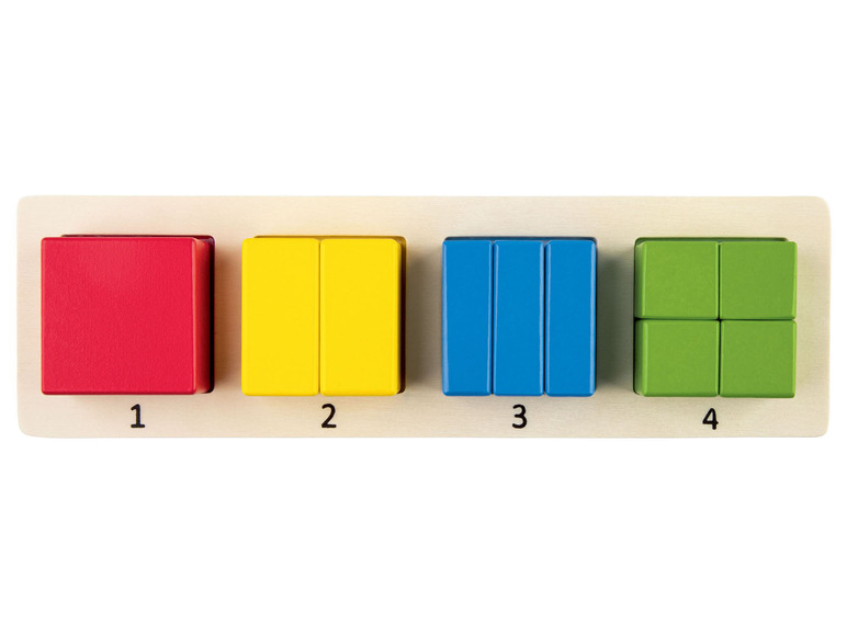 Pełny ekran: Playtive Drewniane puzzle geometryczne Montessori, 1 komplet - zdjęcie 4