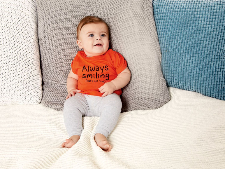 Pełny ekran: lupilu® T-shirt niemowlęcy z biobawełny, 2 sztuki - zdjęcie 17