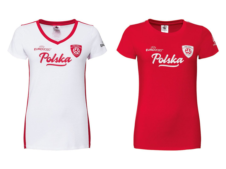 Pełny ekran: Koszulka piłkarska damska Polska UEFA Euro 2020, 1 sztuka - zdjęcie 1