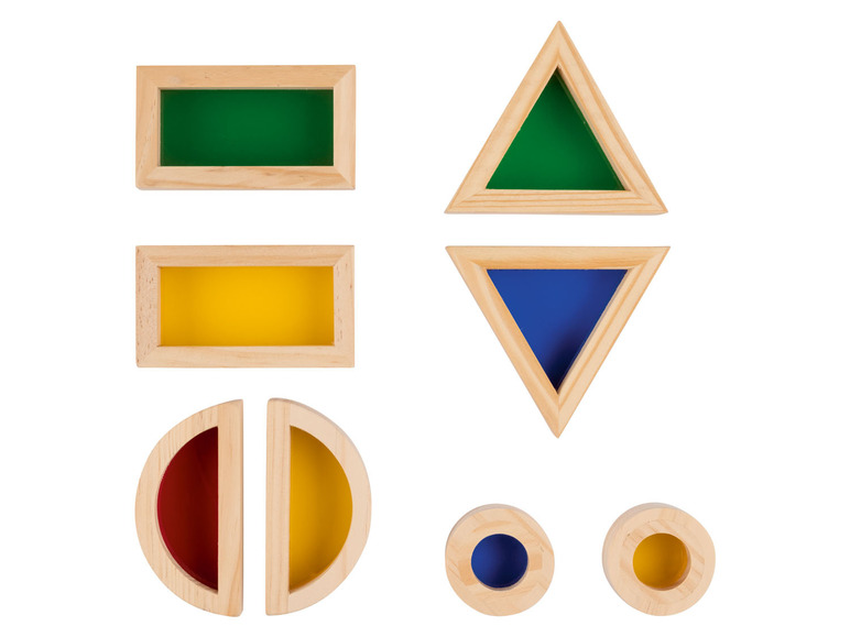 Pełny ekran: Playtive Układanka lub klocki sensoryczne z drewna Montessori, 1 zestaw - zdjęcie 7