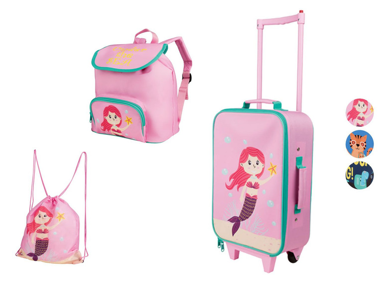 Pełny ekran: TOPMOVE Zestaw podróżny dziecięcy (torba, plecak, worek), 3 elementy - zdjęcie 1