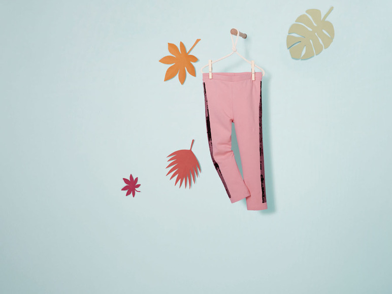Pełny ekran: LUPILU® Legginsy termiczne dziewczęce z bawełny - zdjęcie 4