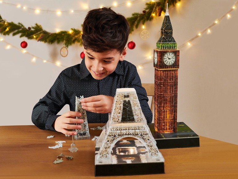 Pełny ekran: Ravensburger Puzzle 3D z akcesoriami z oświetleniem LED - Big Ben - zdjęcie 3