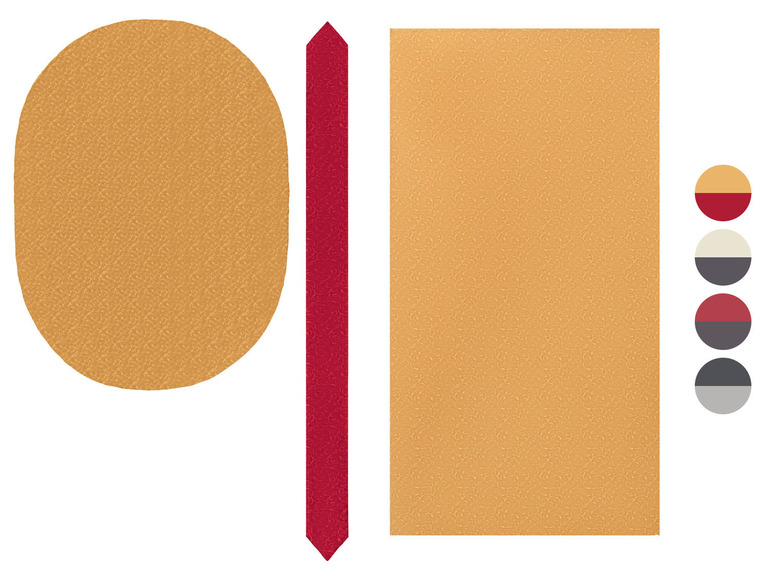 Pełny ekran: LIVARNO home Obrus żakardowy z szarfą w kontrastowym kolorze, 1 zestaw - zdjęcie 1