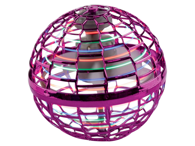 Pełny ekran: Lenco Latająca świecąca piłka LED z efektami świetlnymi - zdjęcie 3