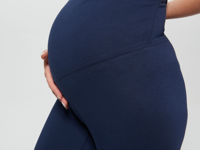 Pełny ekran: esmara® Legginsy ciążowe z biobawełną, 2 pary - zdjęcie 18