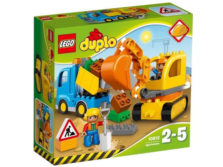 Pełny ekran: LEGO® DUPLO® 10812 Ciężarówka i koparka gąsienicowa - zdjęcie 1