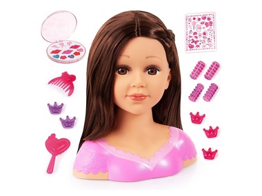 Bayer Design Głowa lalki modelki Charlene do malowania i układania włosów