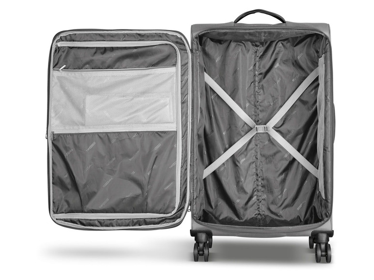 Pełny ekran: TOPMOVE Zestaw walizek podróżnych, szary, 2 sztuki, 1 komplet - zdjęcie 5