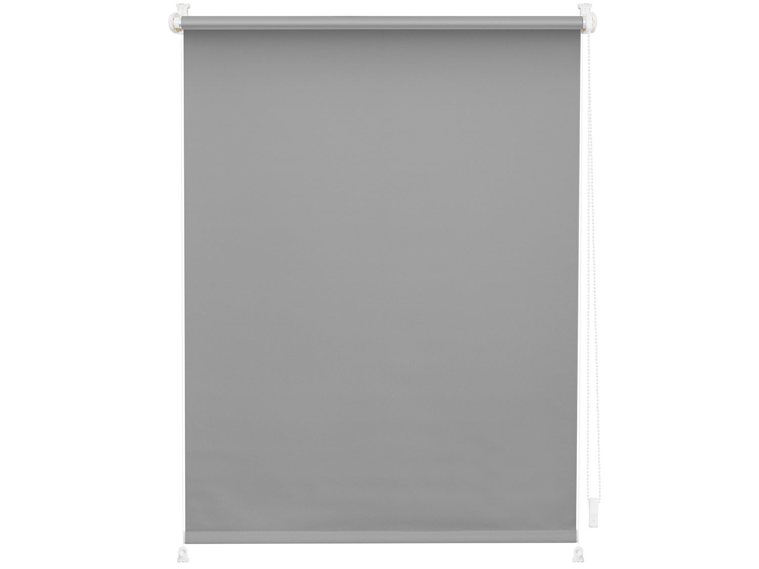 LICHTBLICK Roleta Klemmfix, bez wiercenia, zaciemniająca, od 45 x 150 cm (Szary, 80 x 150 cm)