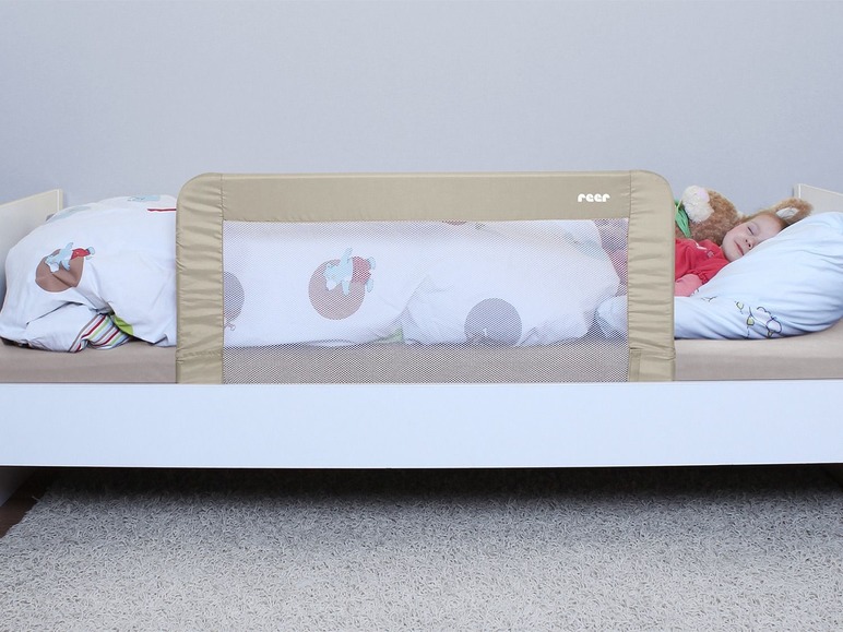 Pełny ekran: Reer Barierka do łóżka Sleep'n Keep XL, kolor piaskowy beż - zdjęcie 3