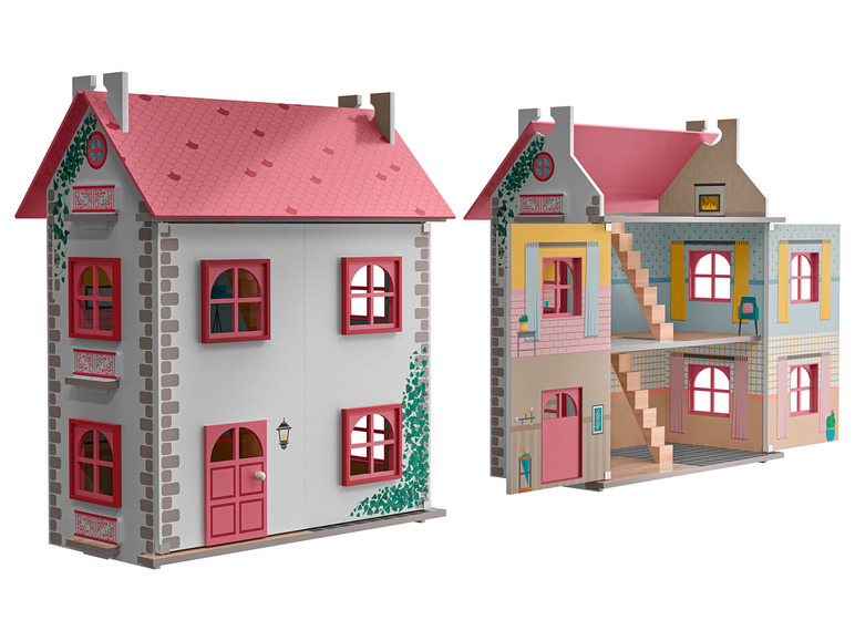 Pełny ekran: Playtive Drewniany domek dla lalek, 1 sztuka - zdjęcie 20