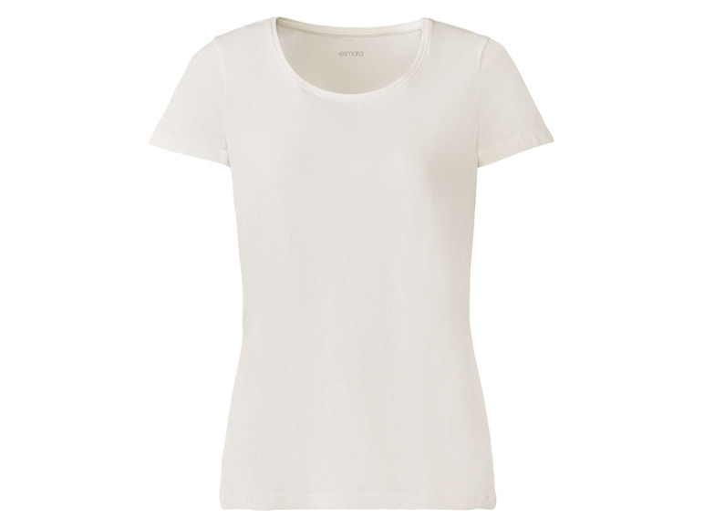 Pełny ekran: esmara® T-shirt damski z bawełny, 2 sztuki - zdjęcie 3