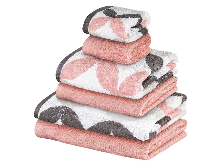 Pełny ekran: miomare Zestaw ręczników z frotté, 6 sztuk - zdjęcie 7