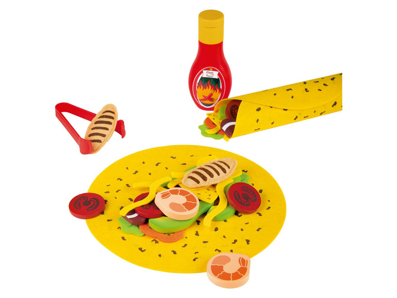 Pełny ekran: Playtive Zabawkowy zestaw jedzenia - burrito, 35 elementów - zdjęcie 4