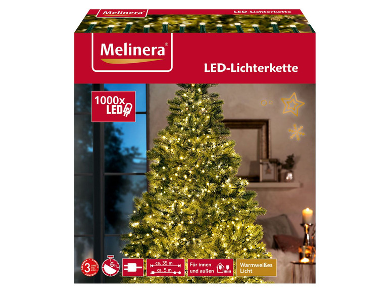 Pełny ekran: Melinera Girlanda świetlna / łańcuch świetlny z diodami LED 7 W, 1 sztuka - zdjęcie 8