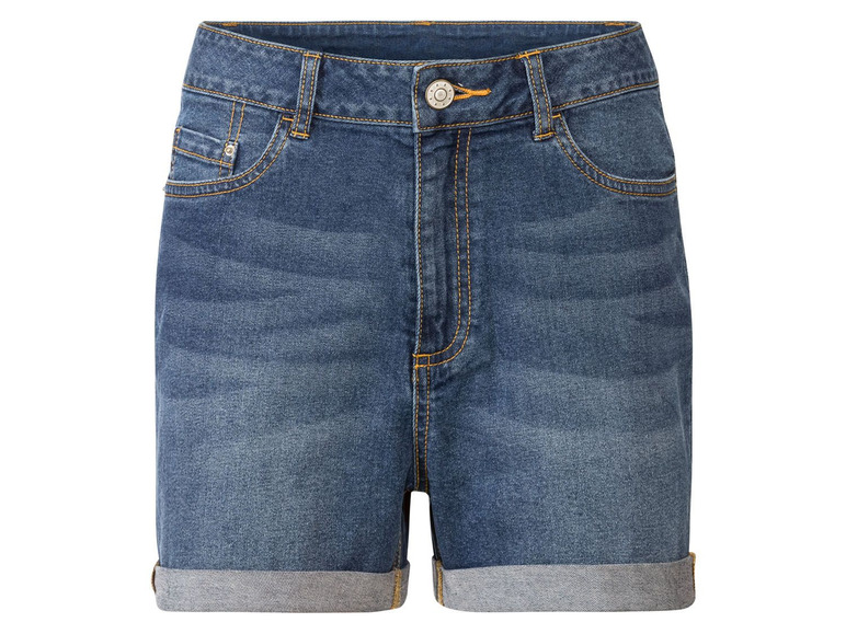 Pełny ekran: esmara® Krótkie szorty jeansowe damskie z biobawełny - zdjęcie 2