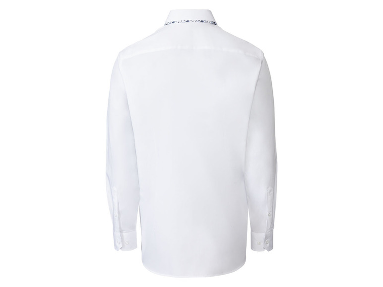 Pełny ekran: NOBEL LEAGUE® Koszula biznesowa męska Slim Fit, z bawełny, biała - zdjęcie 20