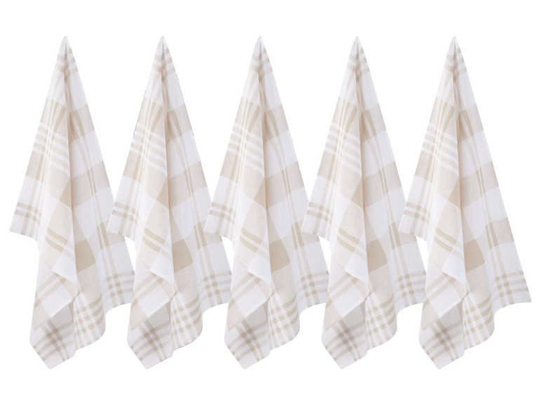 Pełny ekran: meradiso Ręczniki kuchenne z lnem 50 x 70 cm, 5 sztuk - zdjęcie 6