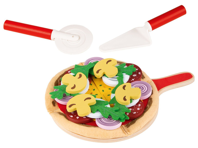 Pełny ekran: Playtive Zabawkowy zestaw jedzenia - pizza, 35 elementów - zdjęcie 3