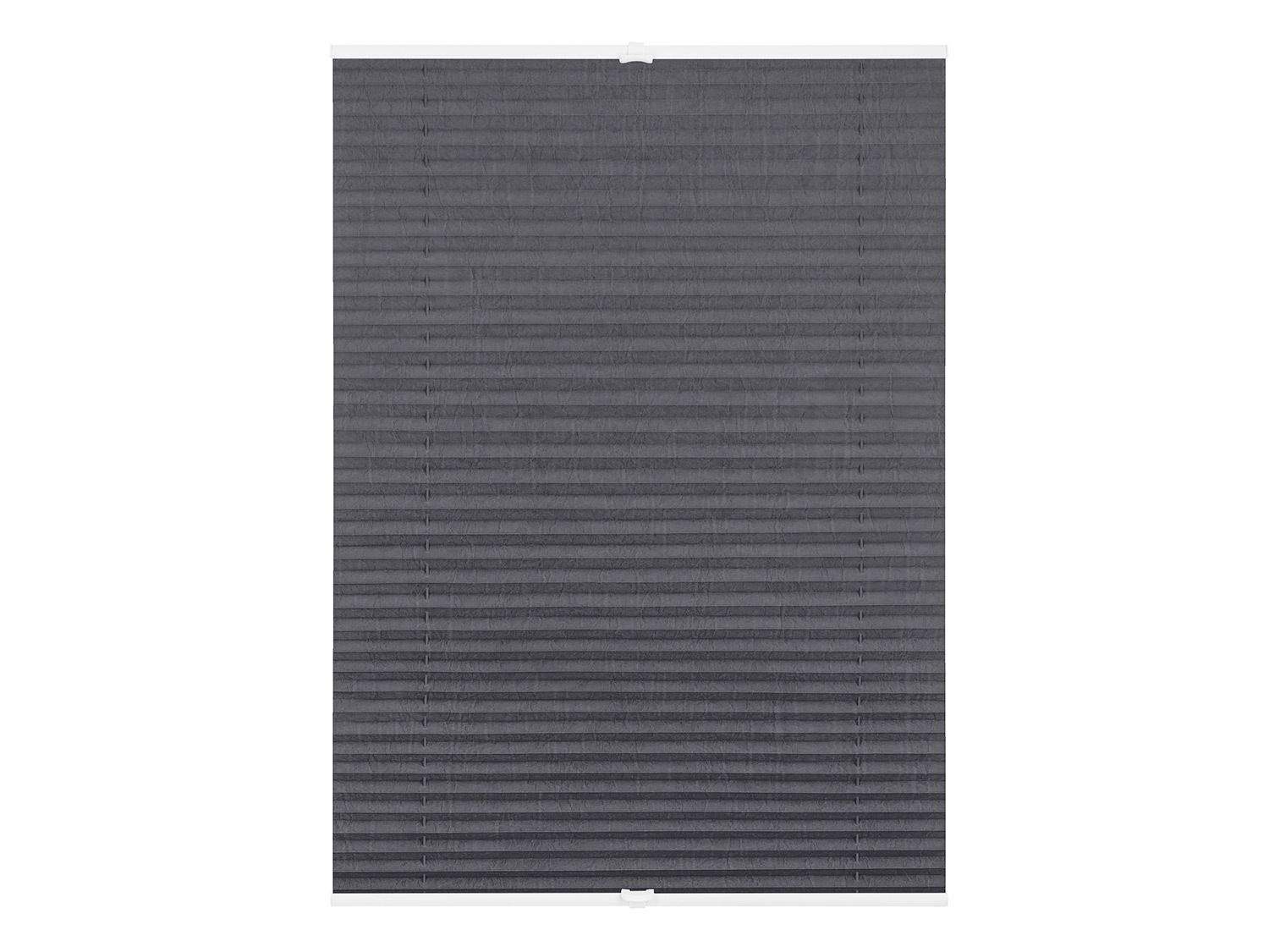 Lichtblick Roleta plisowana Klemmfix, bez wiercenia, od 45 x 130 cm (Szary, 75x130 cm)