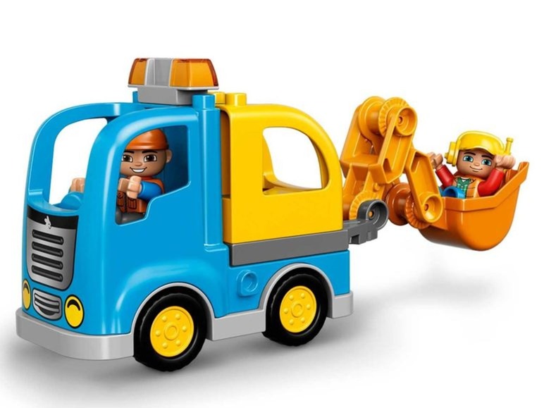Pełny ekran: LEGO® DUPLO® 10812 Ciężarówka i koparka gąsienicowa - zdjęcie 5