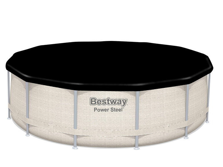 Pełny ekran: Bestway Basen stelażowy okrągły z daszkiem Ø 396 x 107 cm - zdjęcie 3