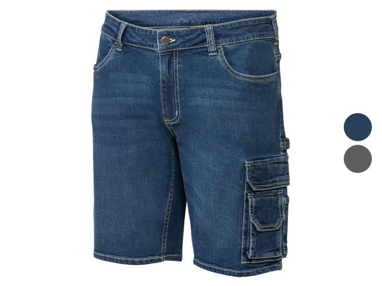 Pełny ekran: PARKSIDE® Bermudy robocze męskie jeansowe, 1 para - zdjęcie 1