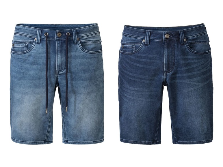 Pełny ekran: LIVERGY® Bermudy męskie jeansowe, 1 para - zdjęcie 1