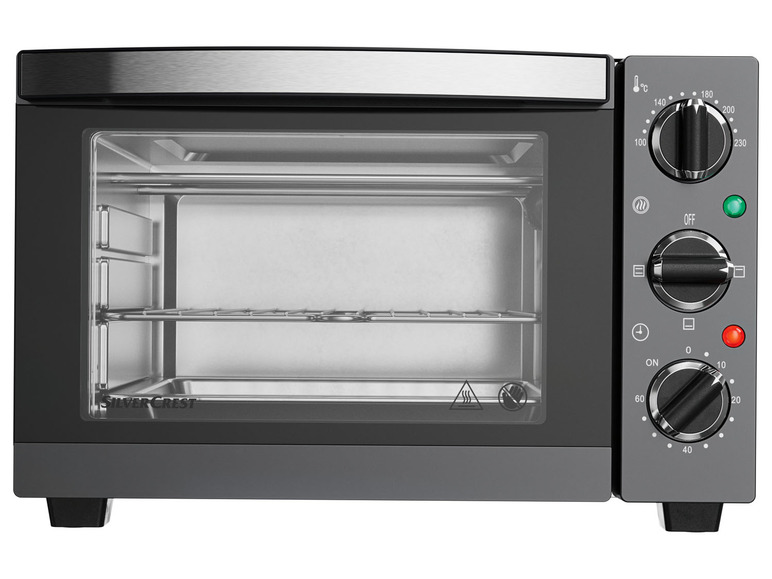 Pełny ekran: Silvercrest Kitchen Tools Piekarnik elektryczny z funkcją grilla SGB1200 F1, 1200 W - zdjęcie 3