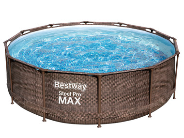 Bestway Basen okrągły Steel Pro Max™ DELUXE SERIES™, Ø 3,66 x 1 m, z pompą filtracyjną