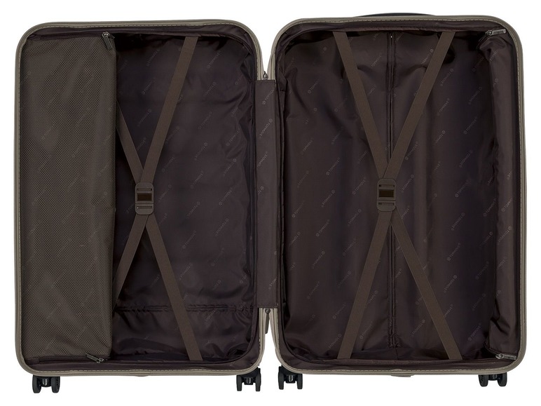 Pełny ekran: TOPMOVE Zestaw walizek z poliwęglanu, złoty - zdjęcie 2