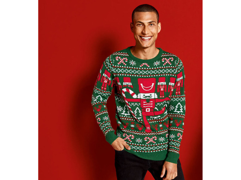 Pełny ekran: LIVERGY Sweter świąteczny męski - zdjęcie 9