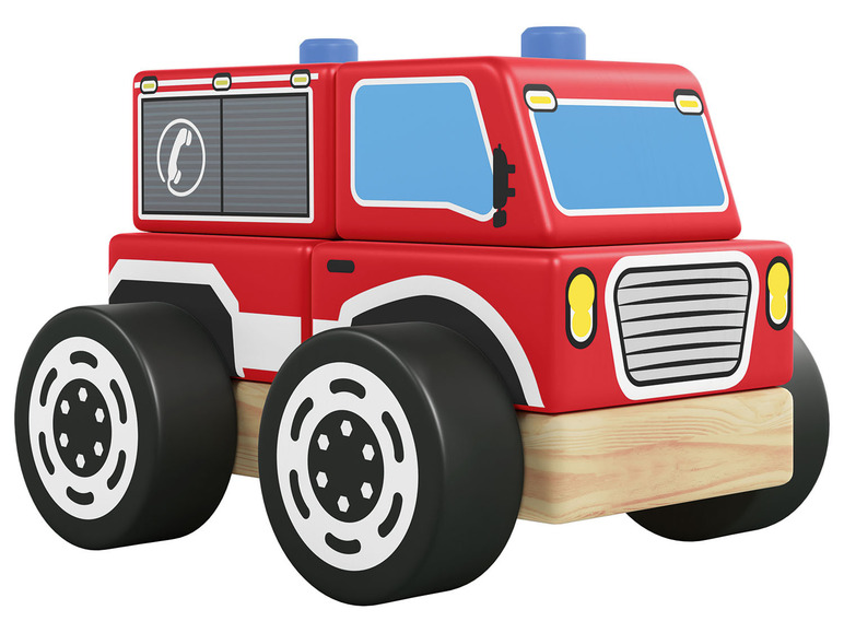 Pełny ekran: PLAYTIVE® Zestaw 2 drewnianych pojazdów, 1 sztuka - zdjęcie 29