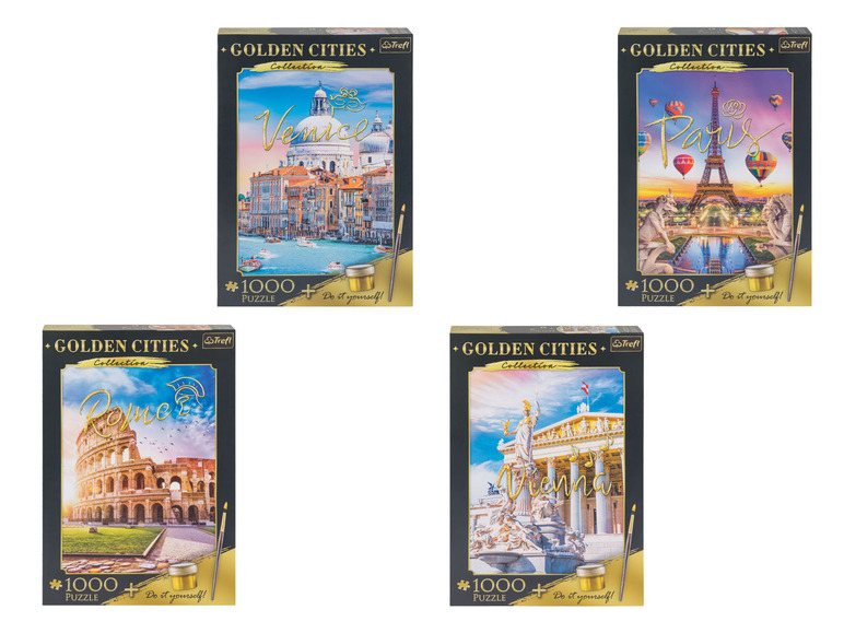Pełny ekran: Trefl Puzzle Golden Cities 1000 elementów, 1 zestaw - zdjęcie 1