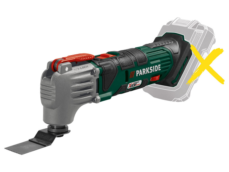 Pełny ekran: PARKSIDE® Akumulatorowe narzędzie wielofunkcyjne PAMFW 20-Li A1 (bez akumulatora i ładowarki) - zdjęcie 4