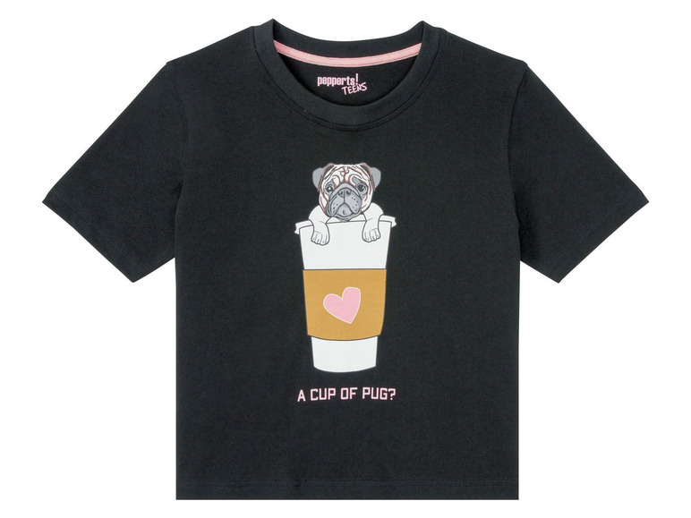 Pełny ekran: PEPPERTS® T-shirt dziewczęcy z bawełny, 1 sztuka - zdjęcie 3