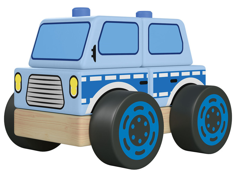 Pełny ekran: PLAYTIVE® Zestaw 2 drewnianych pojazdów, 1 sztuka - zdjęcie 13