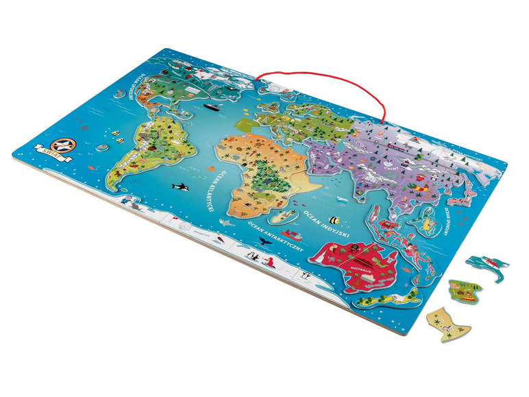 Pełny ekran: Playtive Magnetyczna mapa świata lub Europy - zdjęcie 2