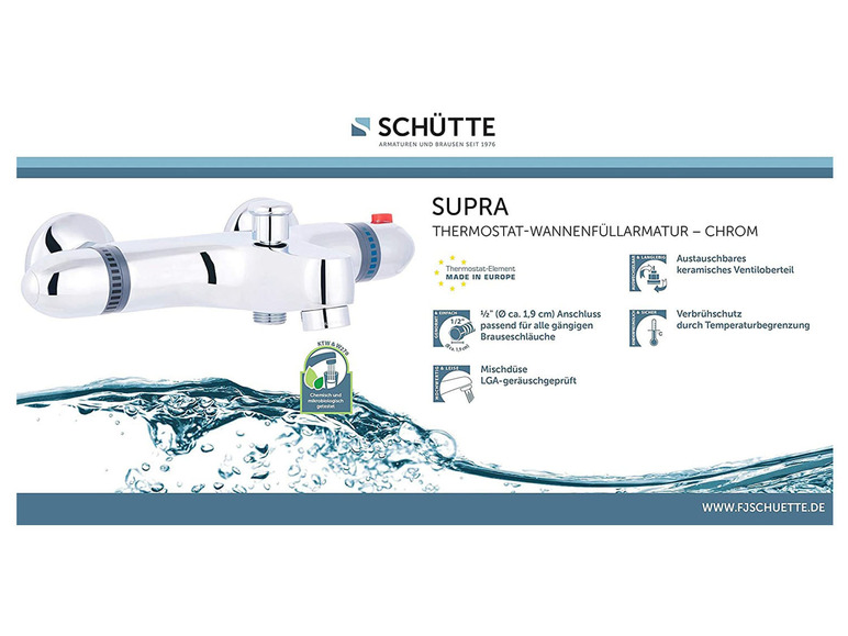 Pełny ekran: Schütte Baterie łazienkowe z serii »SUPRA« - zdjęcie 7