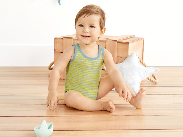 Pełny ekran: lupilu® Body niemowlęce chłopięce na ramiączkach, 2 sztuki - zdjęcie 12