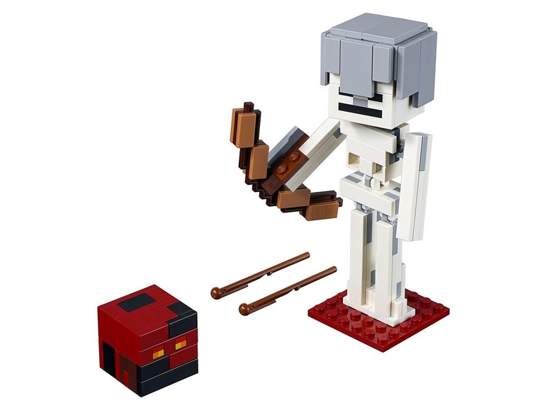 Pełny ekran: Lego Minecraft 21150 BigFig - szkielet z kostką magmy - zdjęcie 5