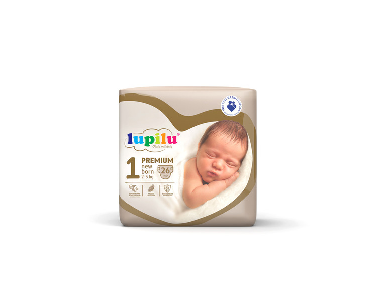 Pełny ekran: LUPILU® Pieluchy PREMIUM 1 New born (2-5 kg), 26 sztuk - zdjęcie 1
