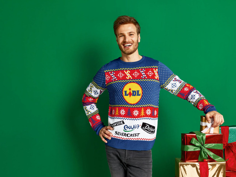 Pełny ekran: LIVERGY® Sweter świąteczny męski z kolekcji LIDL - zdjęcie 8
