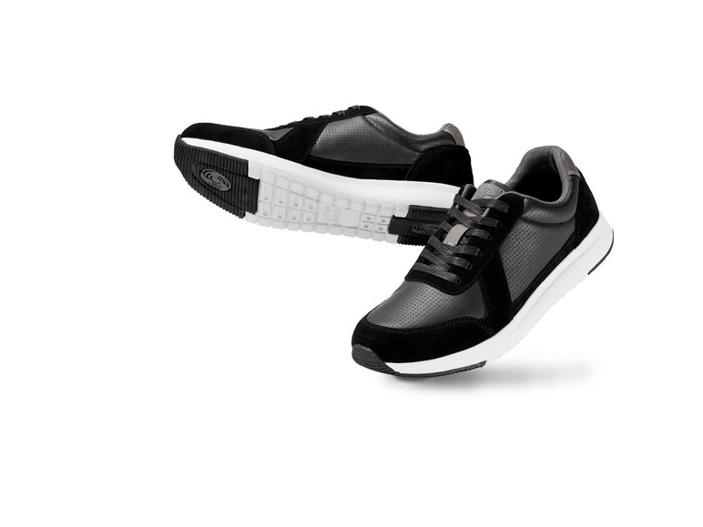 Pełny ekran: LIVERGY® Sneakersy męskie skórzane Air&Fresh - zdjęcie 5