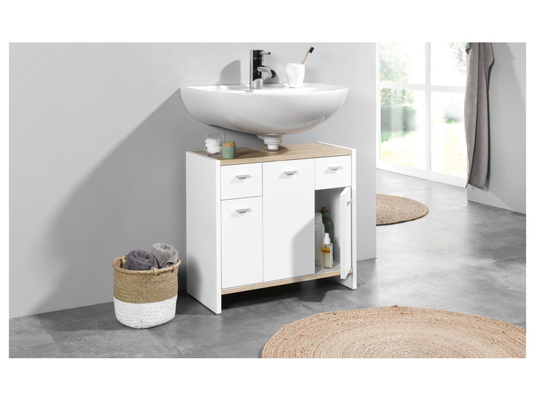 Pełny ekran: LIVARNO LIVING Szafka łazienkowa pod umywalkę, 60 x 55 x 28 cm - zdjęcie 7