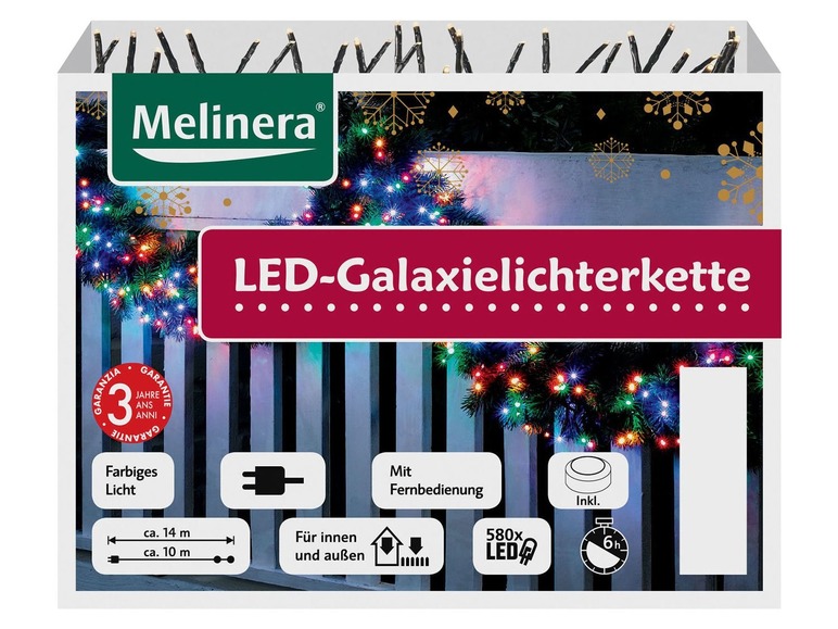 Pełny ekran: Melinera Girlanda świetlna 580 diod LED - zdjęcie 3
